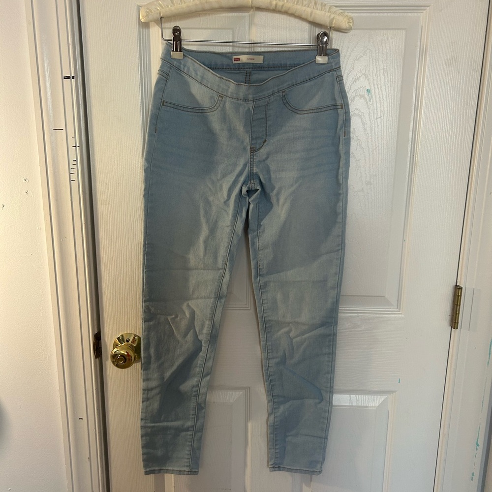 Light Blue Stretch Skinny Jeans